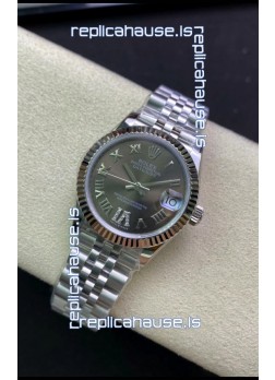 Rolex Datejust 278274 31MM Swiss Replica in 904L Steel in Grey Dial - 1:1 Mirror Replica