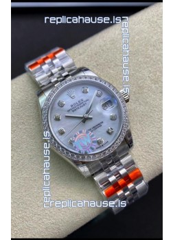 Rolex Datejust 278384 31MM Swiss Replica in 904L Steel in Pearl Dial - 1:1 Mirror Replica