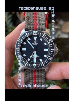 Tudor Pelagos FXD 904L Stainless Steel 1:1 Mirror Replica Watch in Nato Strap 