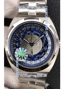 Vacheron Constantin Overseas World Time Edition Blue Dial Swiss Replica Watch 