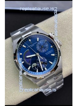 Vacheron Constantin Power Reserve Blue Dial Stainless Steel Casing/Strap Swiss Replica Watch