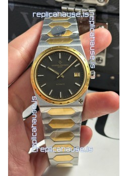 Vacheron Constantin Historiques 222 Super Clone 37MM Two Tone Casing Watch in Grey Dial 