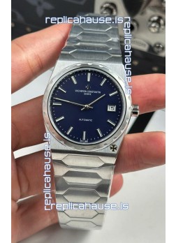 Vacheron Constantin Historiques 222 Super Clone 37MM Steel Casing Watch in Blue Dial 