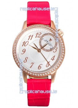 Vacheron Constantin Egerie Muse Rose Gold Casing in White Dial Swiss Replica
