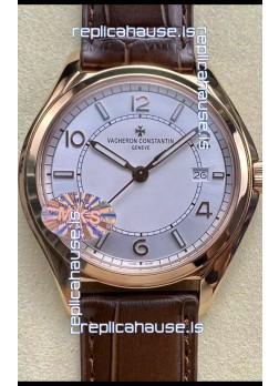 Vacheron Constantin Fiftysix Edition Rose Gold Steel 1:1 Mriror Replica White Dial 
