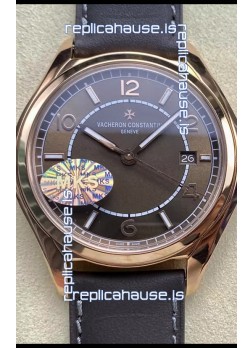 Vacheron Constantin Fiftysix Edition Rose Gold Steel 1:1 Mriror Replica Brown Dial 