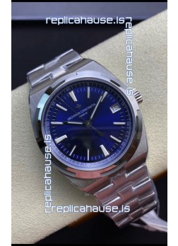 Vacheron Constantin Overseas 1:1 Mirror Swiss Replica Watch in Steel Blue Dial 