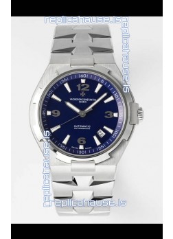 Vacheron Constantin Overseas 1:1 Mirror Swiss Replica Watch in Steel Blue Dial - Steel Strap