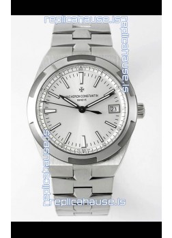Vacheron Constantin Overseas 1:1 Mirror Swiss Replica Watch in Steel Dial 