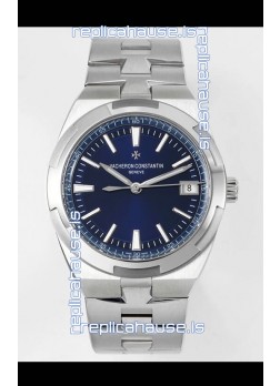 Vacheron Constantin Overseas 1:1 Mirror Swiss Replica Watch in Steel Blue Dial 