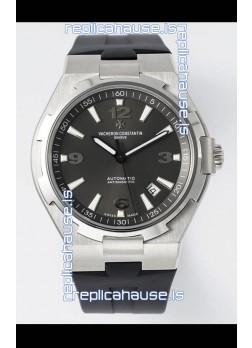 Vacheron Constantin Overseas 1:1 Mirror Swiss Replica Watch in Grey Dial - Rubber Strap
