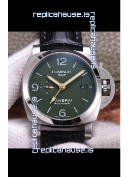 Panerai Luminor Marina GMT PAM1056 904L Steel Swiss Watch - 1:1 Mirror Replica