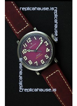 Zenith Pilot Type 20 Extra Special Purple Dial Swiss Replica Watch 40MM