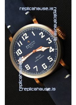 Zenith Pilot Type 20 Extra Special Vintage Style Blue Dial Swiss 1:1 Mirror Replica watch 