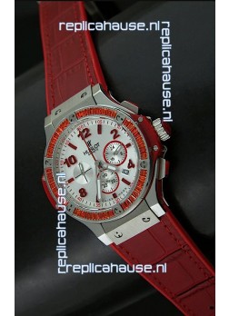 Hublot Big Bang Geneve Japanese Replica Watch in Aspen White Dial