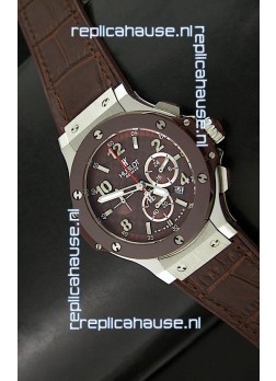 Hublot Big Bang Ceramic Bezel Watch Carbon Dial - 1:1 Mirror Replica