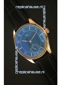 IWC Schaffhausen Japanese Replica Watch in Rose Gold Casing