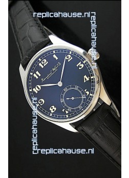 IWC Portuguese FA Jones Japanese Replica Watch in Black Dial