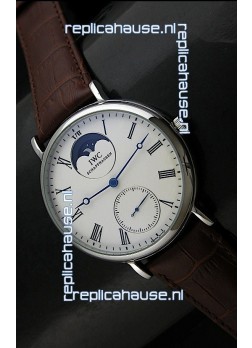 IWC Vintage Portifino MoonPhase Japanese Replica Watch in White