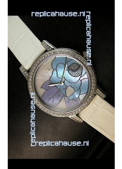 Jaeger LeCoultre Japanese Quartz Movement Ladies Watch - White Dial