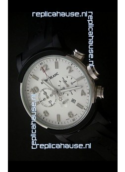 Montblanc Timewalker Watch Chrono in White Dial