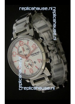 Montblanc FlyBack Chronometer Watch in Stainless Steel Casing