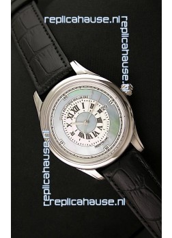 Montblanc Pure Mechanique Horlogere Swiss Replica Watch in Mop Blue Dial