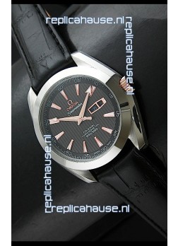 MEGA Seamaster Aqua Terra 150M Co-Axial Watch in Black Dial