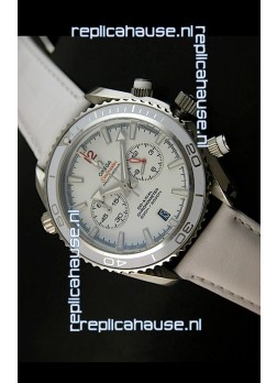 Omega Seamaster The Planet Ocean Japanese Replica Watch in White