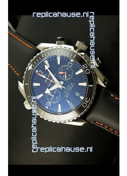 Omega Seamaster The Planet Ocean Japanese Replica Watch in Black