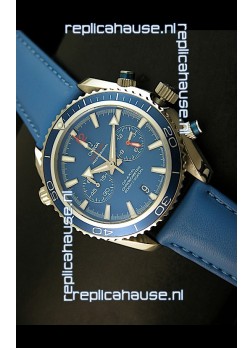 Omega Seamaster The Planet Ocean Japanese Replica Watch in Blue