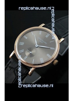 Patek Philippe Calatrava Japanese Mens Watch in Grey Dial