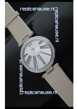 Piaget Altiplano Duo Dual Swiss Ladies Watch with Diamonds Bezel