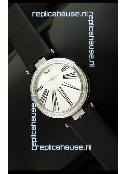 Piaget Altiplano Duo Dual Swiss Ladies Watch with Diamonds Bezel