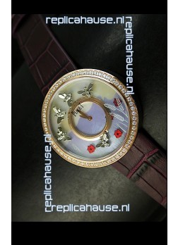 Piaget Altiplano Ultra-Thin Swiss Quartz Movement Ladies watch with Brown Strap