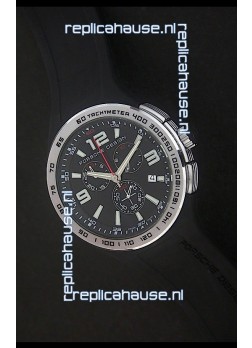 Porsche Design Flat Six P'6320 Japanese Watch in Black