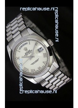 Rolex Day Date Japanese Replica Steel Watch