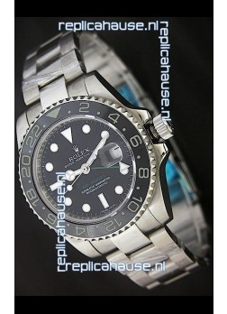 Rolex GMT Master II Swiss Replica Watch in Ceramic Bezel - 1:1 Mirror Replica