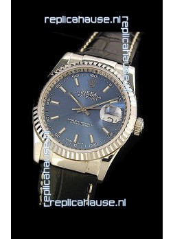Rolex Datejust Mens Japanese Replica Watch in Blue Dial