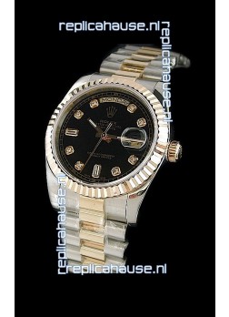 Rolex Day Date Japanese Watch in Two Tone