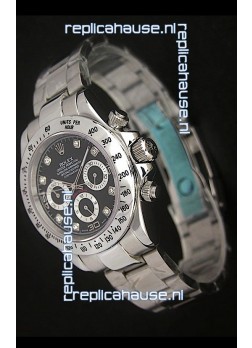 Rolex Daytona Japanese Replica Watch in Black Dial