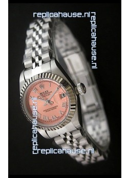Rolex Datejust Oyster Perpetual Superlative ChronoMeter Japanese Watch in Orange Dial
