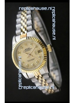 Rolex Datejust Oyster Perpetual Superlative ChronoMeter Japanese Gold Watch 