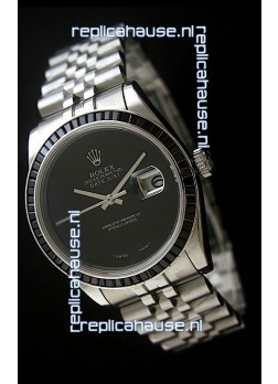 Rolex Datejust Japanese Replica Automatic Watch in Black Dial