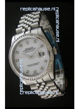 Rolex Datejust Japanese Replica Automatic Watch in White Dial