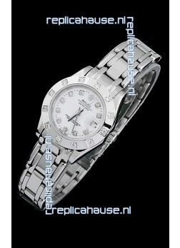Rolex Datejust Ladies Japanese Replica Ladies Watch in Diamond Markers