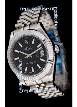 Rolex DateJust Japanese Replica Watch in Black Dial