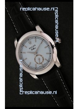 Rolex Cellini Japanese Replica Silver Watch
