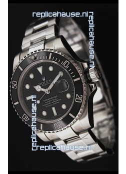 Rolex Submariner Swiss Replica Watch in Black Bezel - Ceramic Bezel Watch