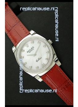 Rolex Cellini Japanese Replica Watch in Diamond Hour Markers